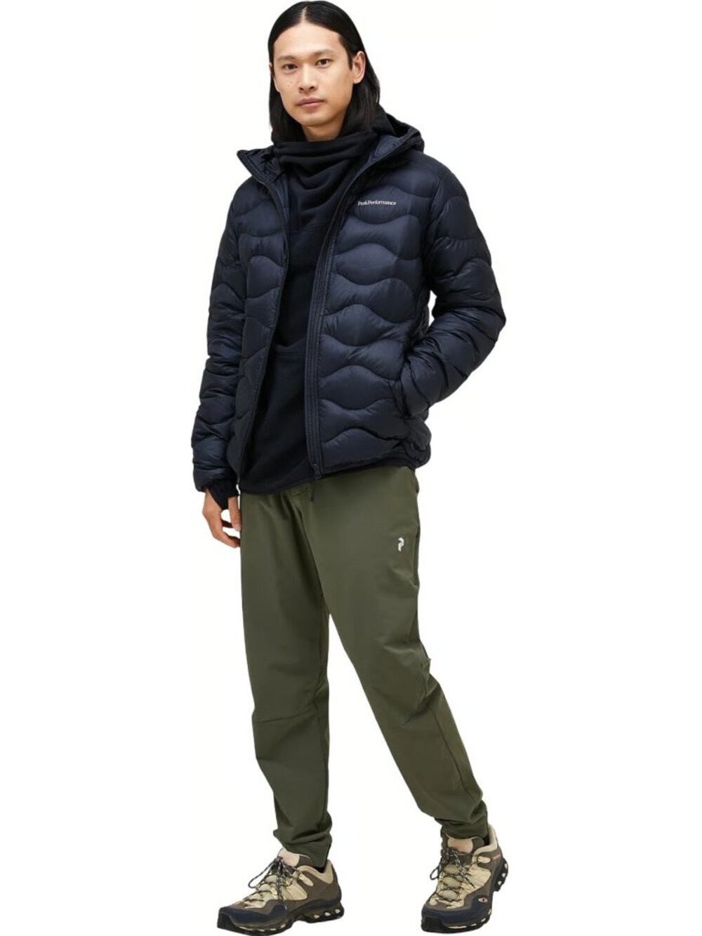 Peak Performance Helium Down Hooded Jacket - Men's Size S